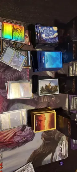 Lord Of The Rings Commander Decks Complete 400 Cards Sleeved Used - Image 2
