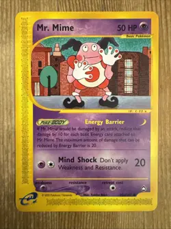 Mr. Mime - 95a/147 - Aquapolis Pokemon Card DMG - Image 1