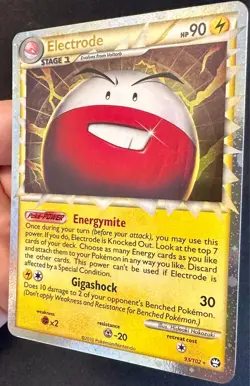 Electrode Prime 93/102 HGSS 2010 Triumphant Pokemon Card TCG Holo Rare - Nm - Image 4