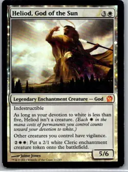 #17 Heliod, God of the Sun Theros Mythic Foil - Image 1