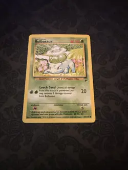 Pokemon BASE SET 2 Card 67/130 Bulbasaur - Image 1