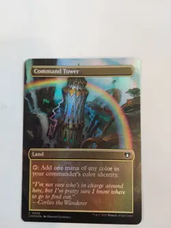 Command Tower (Borderless) Commander Masters Foil - Image 1