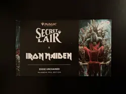 Magic The Gathering Secret Lair Iron Maiden Eddie Unchained Foil Sealed In-Hand - Image 1