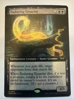 Enduring Tenacity (Extended Art) Duskmourn: House of Horror Foil 374 MtG - Image 2