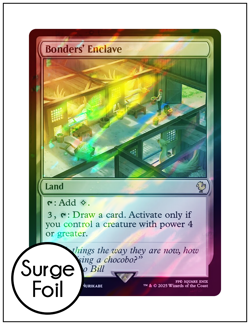 1x Bonders' Enclave, Surge Foil, Final Fantasy, Magic MTG NM - Image 1