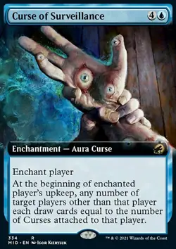 MTG Curse of Surveillance (334/473) Innistrad Midnight Hunt NM - Image 1