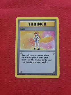 Pokemon: Lass #75/102 Base Set 1999 Rare Non-holo Vintage WOTC - NM / LP - T21 - Image 3