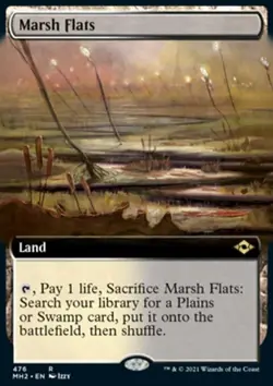 MTG Magic the Gathering Marsh Flats (476/632) Modern Horizons 2 NM - Image 1