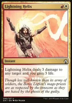 MTG Magic the Gathering Lightning Helix (90/147) Guild Kit GRN LP - Image 1