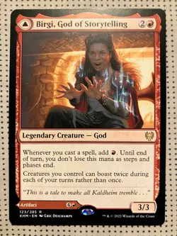 Birgi, God of Storytelling Kaldheim Regular - Image 1