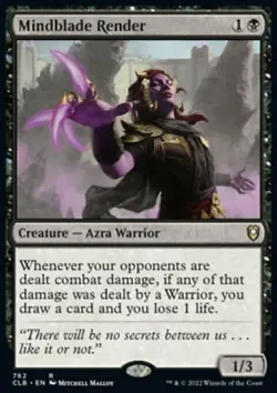 MTG Mindblade Render (762/1023) Commander Legends Battle for Baldur's Gate NM - Image 1