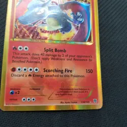 Pokemon Black & White Plasma Storm Charizard Secret Rare HP Damage - Image 2
