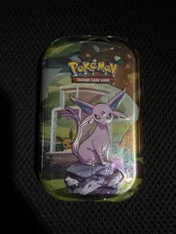 FACTORY SEALED - Pokemon TCG Prismatic Evolutions Mini Tin (Espeon) - Image 1
