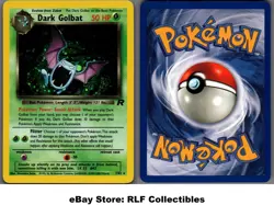 2000 Pokemon, Team Rocket, #7/82 Dark Golbat, Holo Rare - Image 1