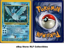 1999 Pokemon, Fossil, #2/62 Articuno, Holo Rare - Image 1