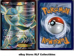 2016 Pokemon, XY Fates Collide, #116/124 Glaceon EX, Full Art Ultra Rare - Image 1