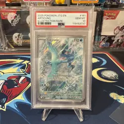 2025 POKEMON JTG EN-JOURNEY TOGETHER ILLUSTRATION RARE #161 ARTICUNO PSA 10 - Image 1