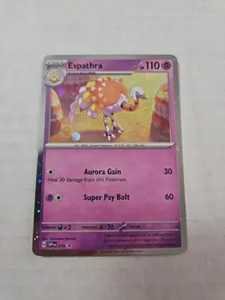 Pokemon TCG Espathra Svp Black Star Promos SVP010 Holo Promo Cosmos Holo Rare... - Image 1