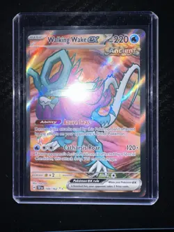 Pokemon TCG Walking Wake EX 189/162 Temporal Forces Full Art Holo Rare NM - Image 2