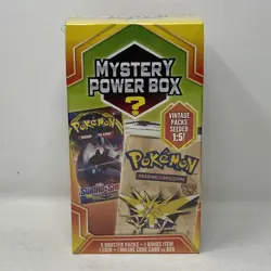2020 Pokemon Mystery Power Box 1:5 Chase Vintage Factory Sealed Ships Fast - Image 1