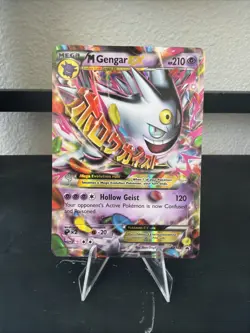 Pokemon TCG Mega M Gengar EX XY166 Black Star Promo Ultra Rare - Image 1