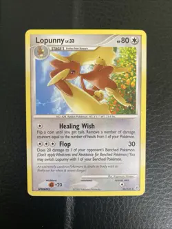 Pokemon TCG Lopunny Diamond & Pearl 30/130 Regular Rare - Image 1
