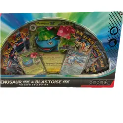 Pokemon TGC: Venusaur ex and Blastoise ex Premium Collection GameStop IN HAND - Image 3