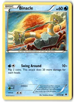 2016 XY - Fates Collide Binacle #22 Basic/Common - Image 1