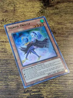 Yugioh Harpie Oracle LDS2-EN077 1st Edition Green Text Mint - Image 2