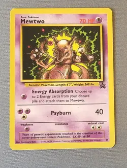 LP - Mewtwo - 14 - WoTC Promo - Pokemon Card - Image 1