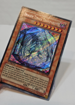 SPANISH Clear Vice Dragon SOVR-SP098 EN098 Secret Rare 1st Edition Yugioh 7942 - Image 4