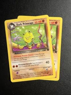 Dark Primeape 43/82 UC TCG Team Rocket Pokemon Card NM - Image 3