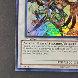 Yugioh TCG - Vortex The Whirlwind - STOR-EN000 - NM - 1st Ed - Super Rare - 2011 - Image 3