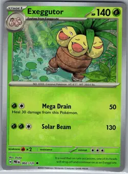 Exeggutor (Master Ball) 002/131 SV: Prismatic Evolutions - Pokemon Card - NM - Image 1