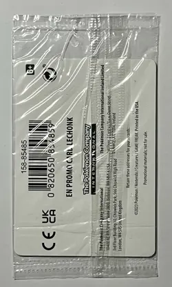 Lechonk 154/198 •SEALED• Reverse Holo EB Games Promo 2023 Pokemon Card - Image 2