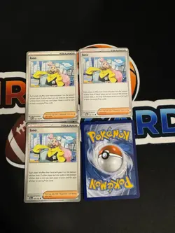 4x Pokemon TCG Iono 080/091 - Scarlet&Violet Paldean Fates Trainer Playset - Image 1
