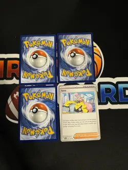 4x Pokemon TCG Iono 080/091 - Scarlet&Violet Paldean Fates Trainer Playset - Image 2