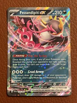 Fezandipiti EX Shrouded Fable Holo Double Rare Pokemon TCG Card 038/064 NM - Image 1