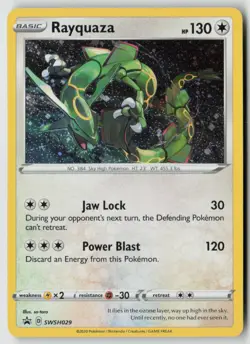 Rayquaza - (Pixel Cosmos Holo) SWSH029 - Misc Cards & Products Holo - PTCG - Image 1