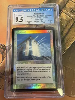 Urza's Destiny Replenish FOIL 9.5 Magic MTG - Image 1