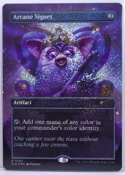 Arcane Signet [New, Near Mint] *Confetti Foil* {Furby SLD} - Image 1
