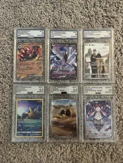 6 AGS Graded Pokemon Card Lot - Image 1