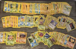 200+ Pokemon Card Vintage WOTC Mixed Set Lot All Commons & Uncommon Base Set Etc - Image 1