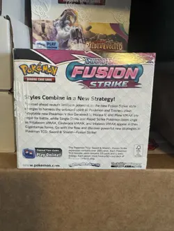Pokemon TCG Sword & Shield Fusion Strike Factory Sealed Booster Box - Image 3