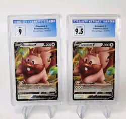 CGC 9 & 9.5 MINT & GEM MINT 2021 Pokemon Shining Fates GREEDENT V 053 Ultra Rare - Image 1