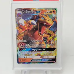 CHARIZARD GX (PSA 8) Pokemon Sun & Moon Burning Shadows 20/147 (Cracked Case) - Image 3