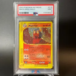 Magcargo H16/H32 Skyridge Holo Rare 2003 Vintage Pokemon TCG Card PSA 9 MINT - Image 2