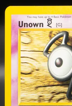 Pokemon TCG Card - Unown [G] 27/105 Neo Destiny Rare Vintage - Image 2