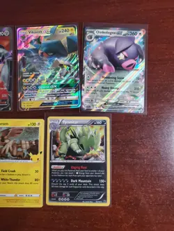 Pokemon 5 Card Lot Holos EX, V And Rare Cards , Great Value Set Building Lot23 - Image 3