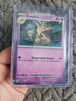 Kadabra 064/165 Scarlet & Violet 151 Cosmos Holo Rare Holo Pokemon PACK FRESH - Image 1